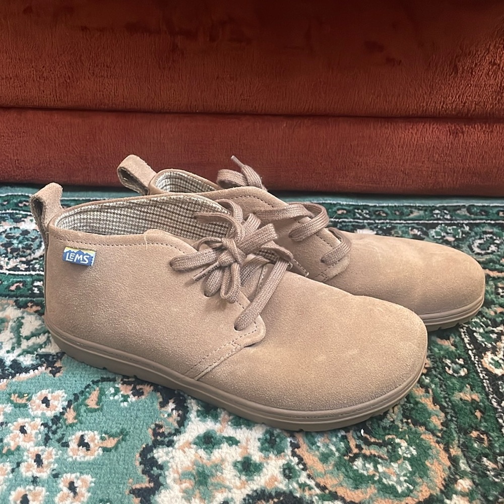 Lems Chukka Suede Shoes Beige Sandstone